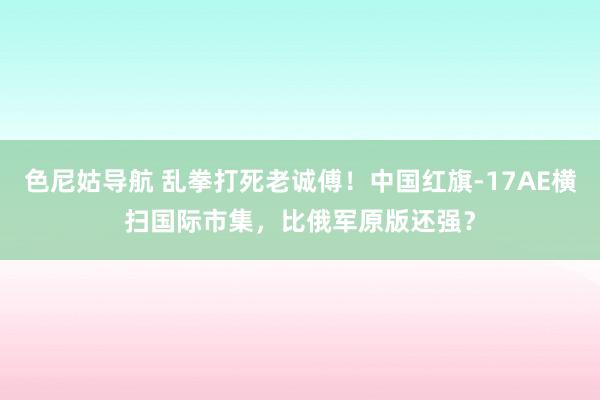 色尼姑导航 乱拳打死老诚傅！中国红旗-17AE横扫国际市集，比俄军原版还强？